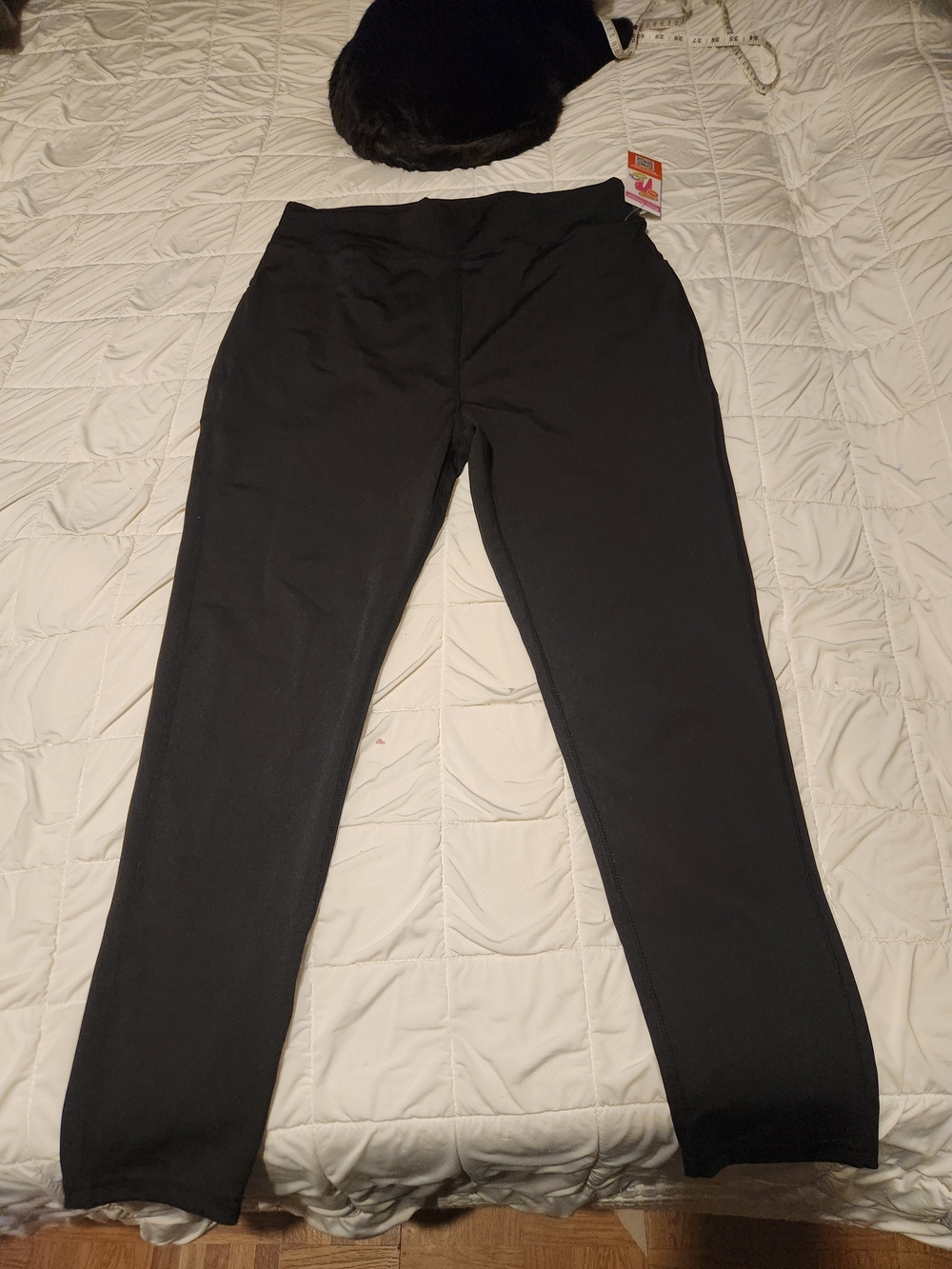 POP Fit Black Pull-On Full Length Leggings